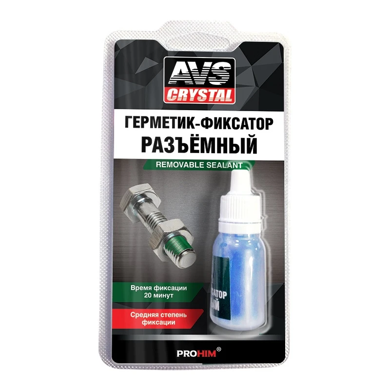 Герметик-фиксатор (анаэробный)сред.фиксации 6мл AVS AVK-132  купить в Пензе