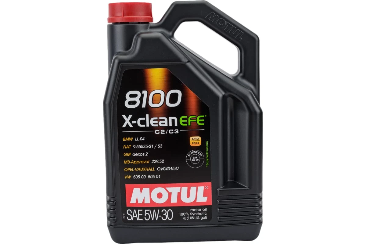 Масло моторное MOTUL 8100 X-clean EFE 5W30 4л