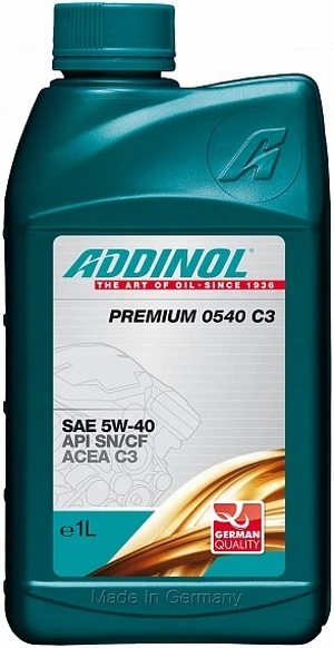 Масло моторное ADDINOL PREMIUM 0540 C3 5W40 1л