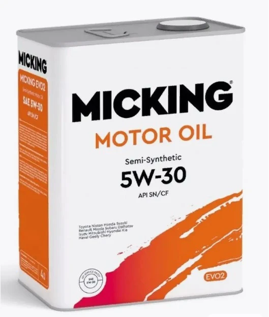 Масло моторное MICKING EVO2 5W30 4л
