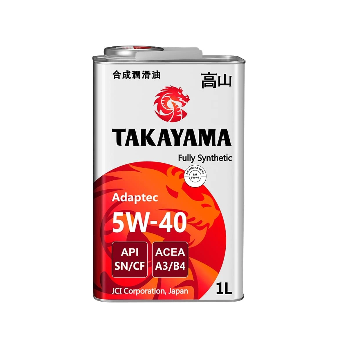 Масло моторное TAKAYAMA 5W40 SN A3/B4 1л