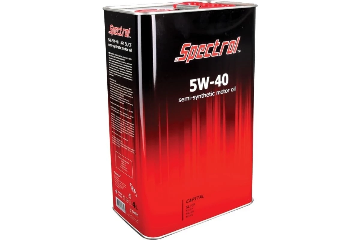 Масло моторное SPECTROL Capital 5W40 SL/CF 4л