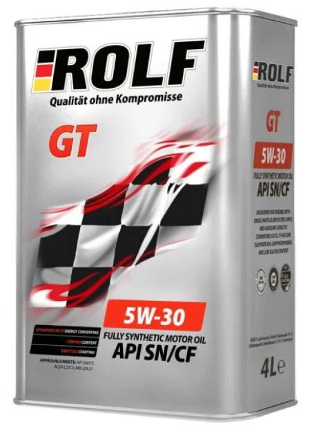 Масло моторное ROLF GT 5W-30 SN/CF 4л