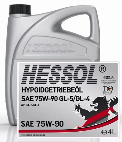 Масло трансмиссионное Hessol Hypoidgetriebeol 75W90 GL5/GL4 4л