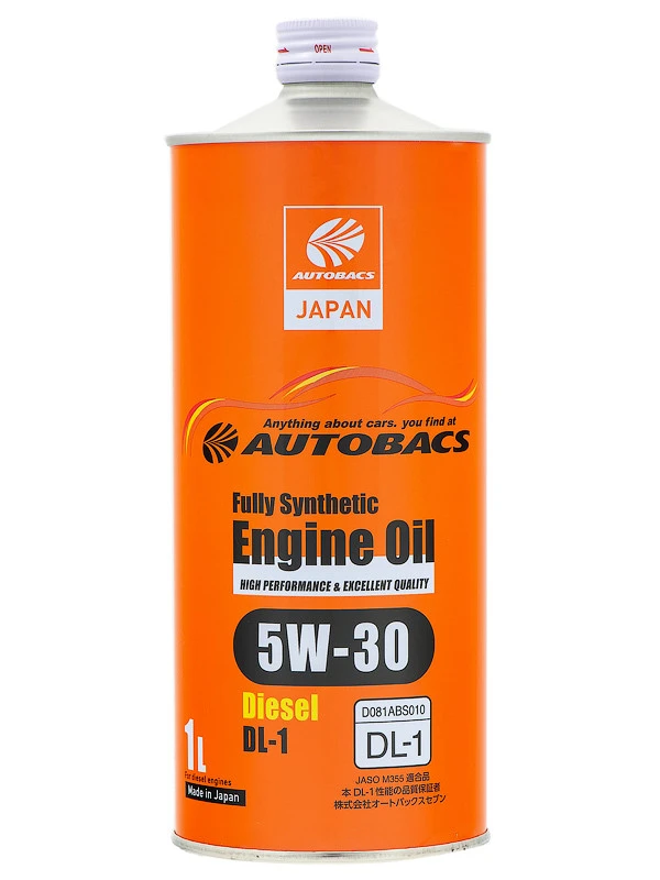 Масло моторное Autobacs Engine oil FS DIESEL DL-1 5W30 1л