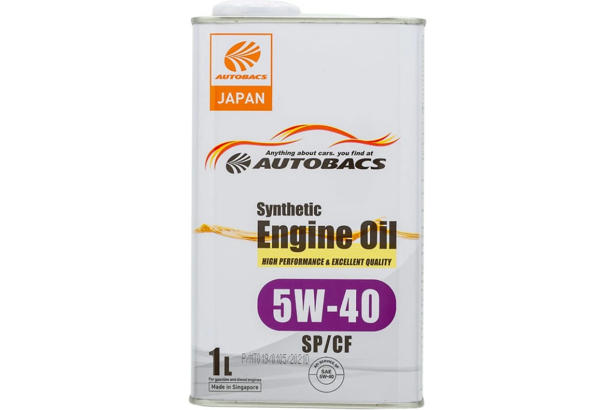 Масло моторное Autobacs Engine oil FS 5W40 SP|CF 1л