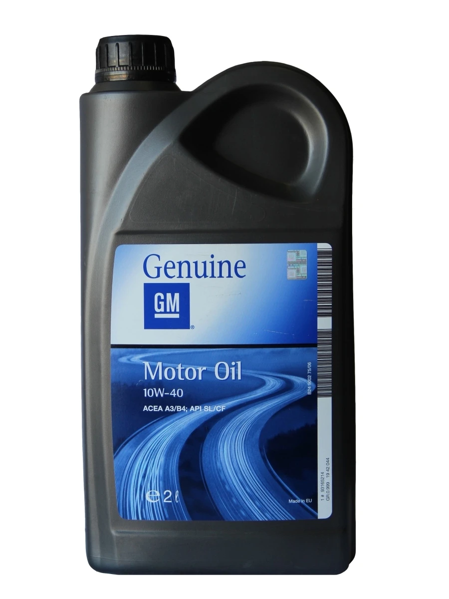 GENERAL MOTORS МАСЛО МОТОРНОЕ 10W-40 ПОЛУСИНТ. 1л 93165213