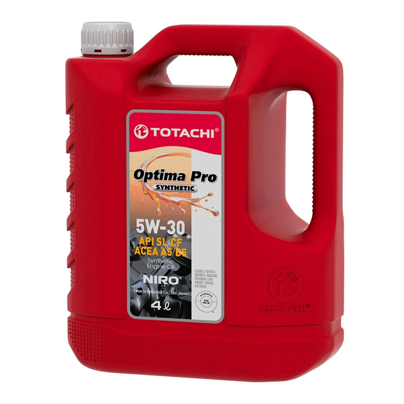 Масло моторное TOTACHI NIRO optima Pro SL/CF 5W30 пластик. 4л