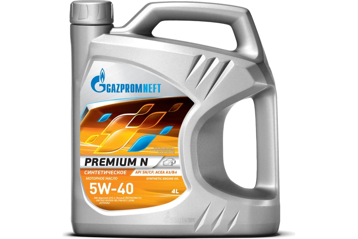 Gazpromneft Premium N 5w-40 масло канистра 4л.