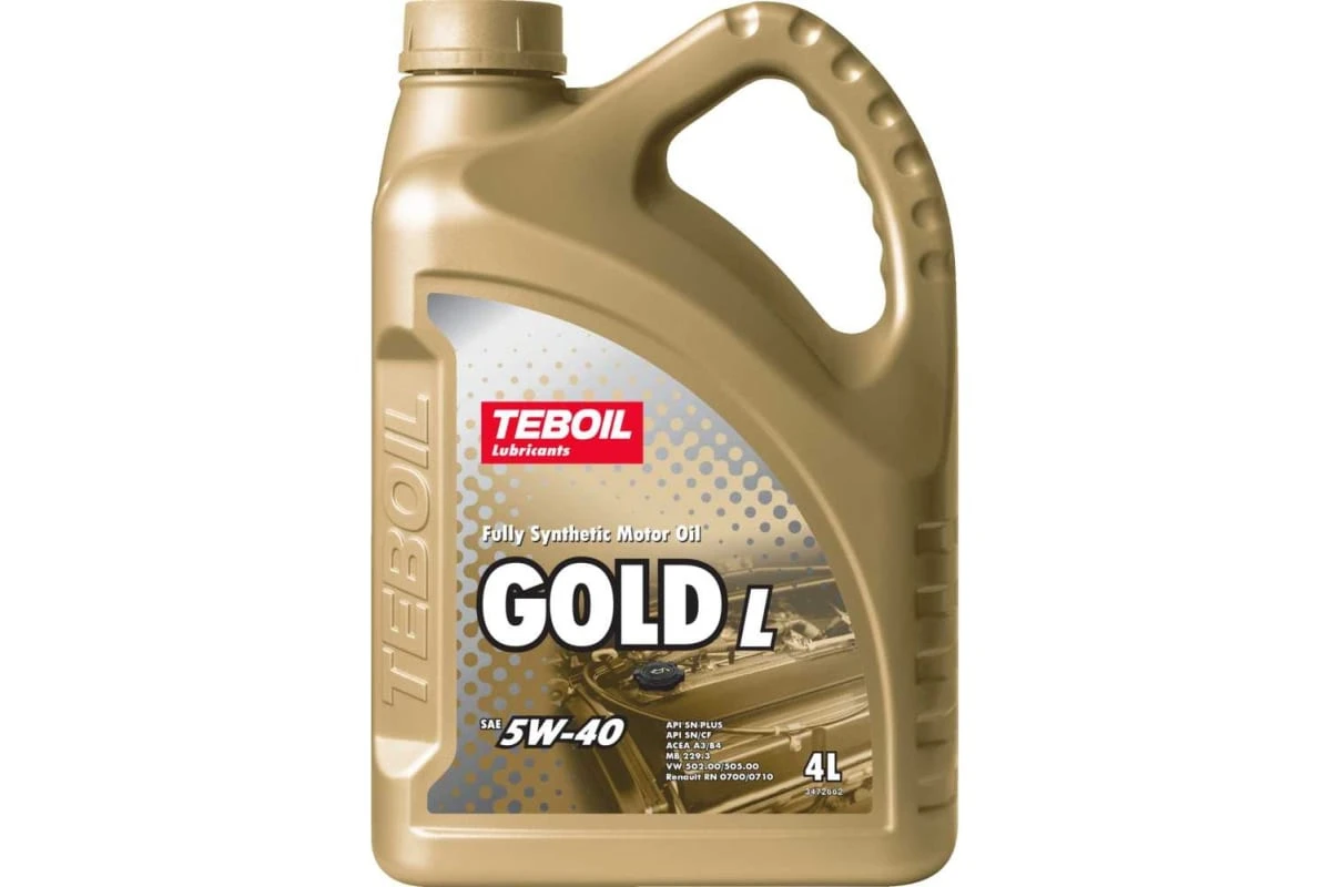 Масло моторное TEBOIL GOLD L 5W40 4л