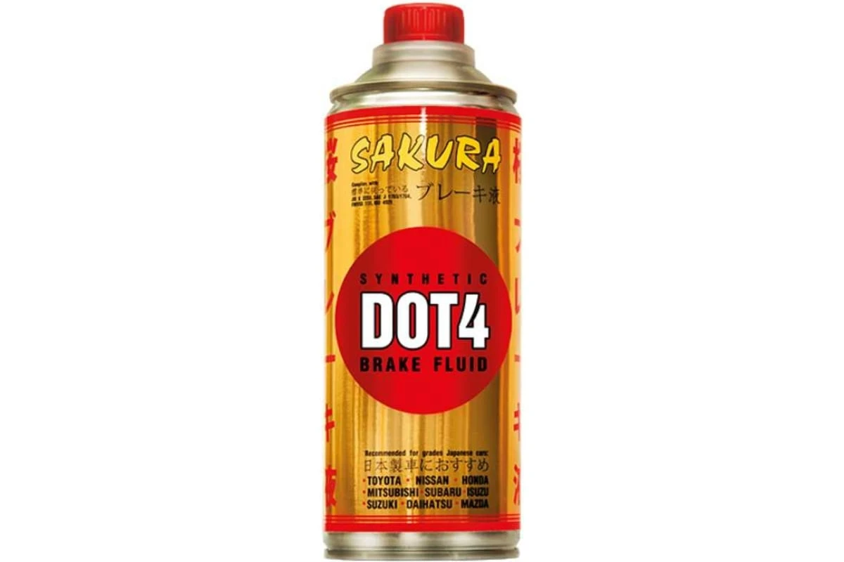 Жидкость тормозная DOT-4 SAKURA 500мл 