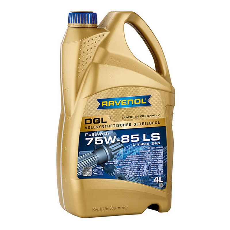 Масло трансмиссионное RAVENOL DGL 75W85 LS 4л