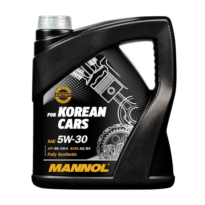 Масло моторное MANNOL FOR KOREAN CARS A5/B5 5W30 4л 77134