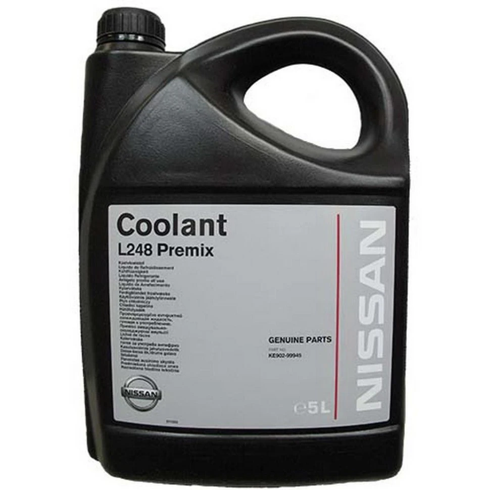 Охлаждающая жидкость NISSAN COOLANT L248 PREMIX 5л KE90299945