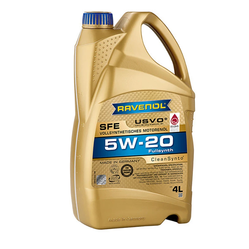 Масло моторное RAVENOL SFE 5W20 5л (АКЦИЯ 4л+1л)