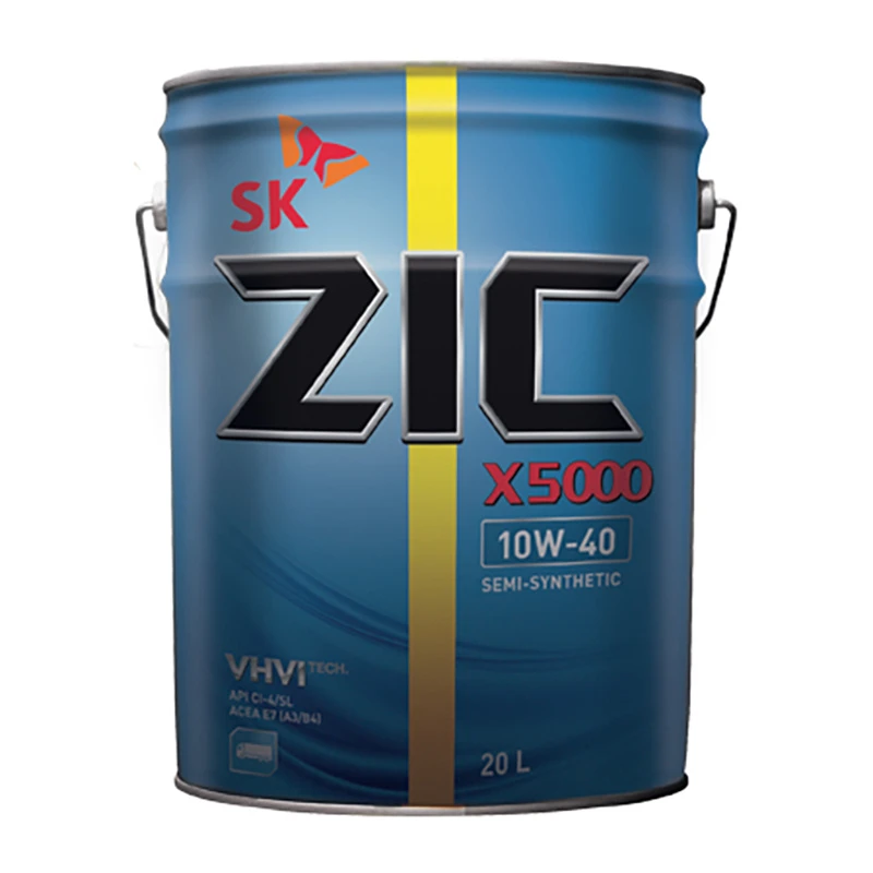 Масло моторное ZIC 5000X 10W40 20л