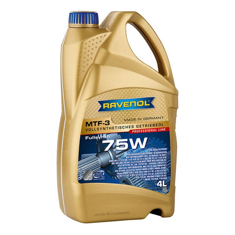 Масло трансмиссионное RAVENOL MTF-3 75W GL4 4л