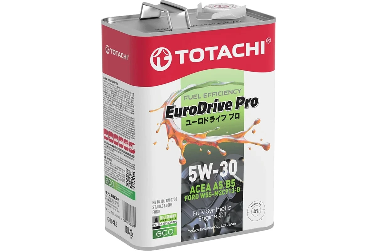 Масло моторное TOTACHI EuroDrive Pro FE 5W30 A5/B5 4л