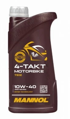 Масло для мототехники MANNOL 4-TAKT MOTORBIKE 10W40 1л
