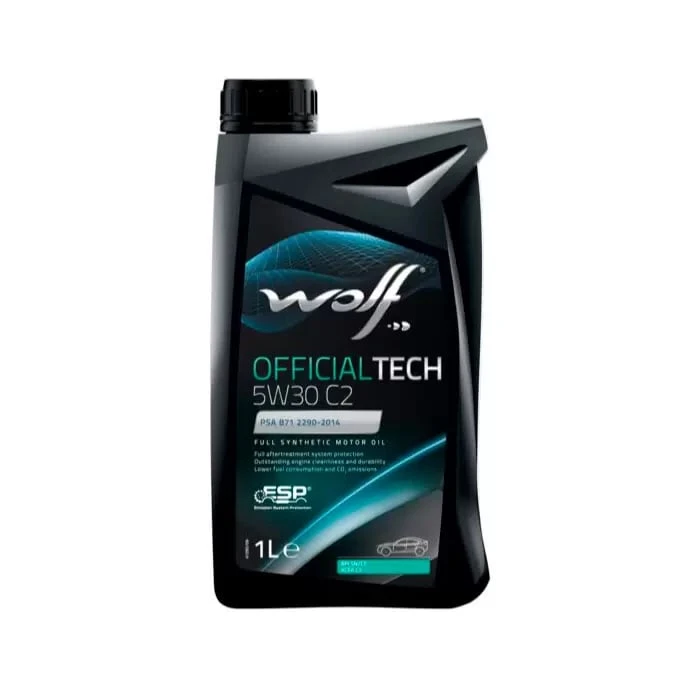 Масло моторное WOLF OFFICIALTECH 5W-30 C2 1л 8308918