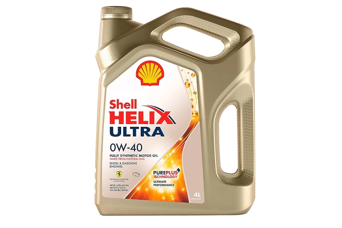 Масло моторное Shell Helix Ultra 0W40 4л