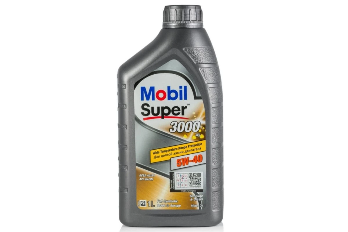 Масло моторное MOBIL Super 3000 X1 5W40 1л
