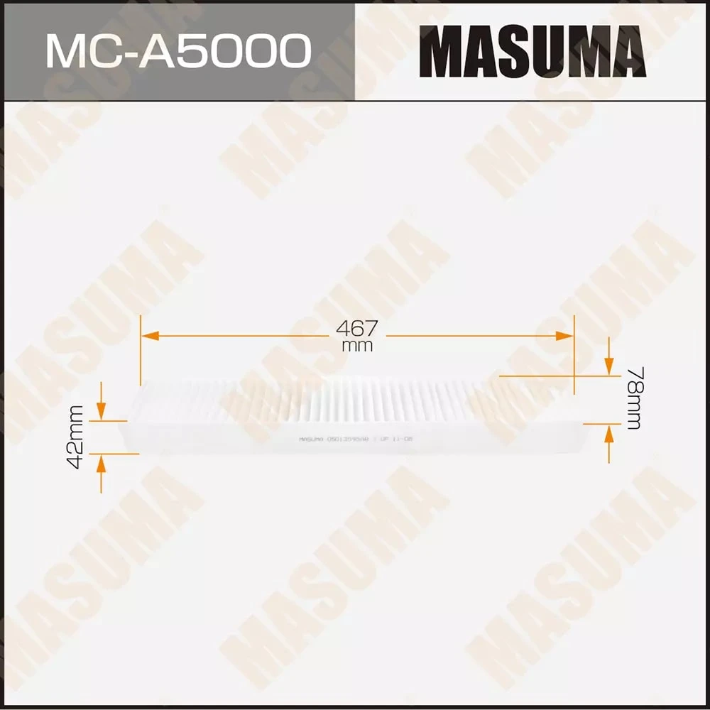 MCA5000 Фильтр воздушный MASUMA