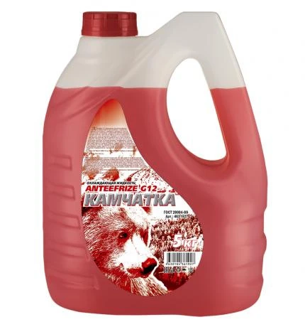 Охлаждающая жидкость КАМЧАТКА красный G12 10кг 4601934