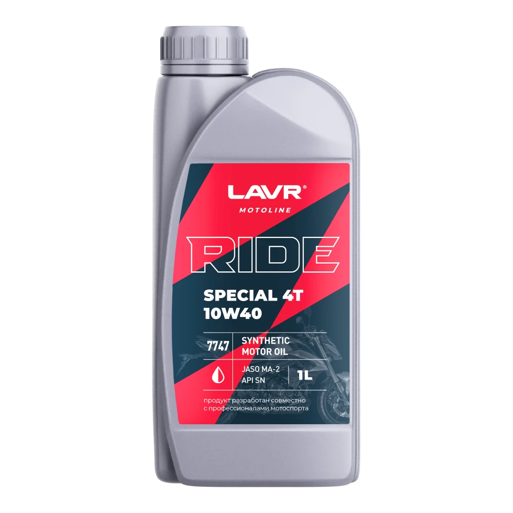 Масло моторное MOTO LAVR RIDE Special 4T 10W-40 SM 1л
