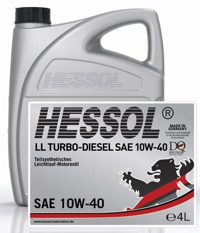Масло моторное HESSOL LL Turbo-Diesel 10W40 SL/CF 4л