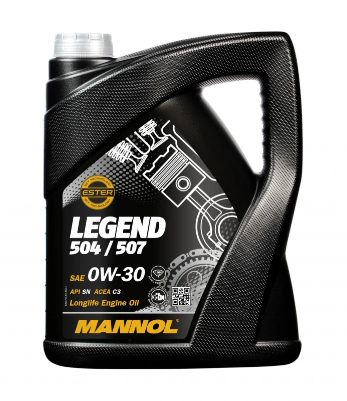 Масло моторное MANNOL LEGEND 504/507 0W30 5л 77305