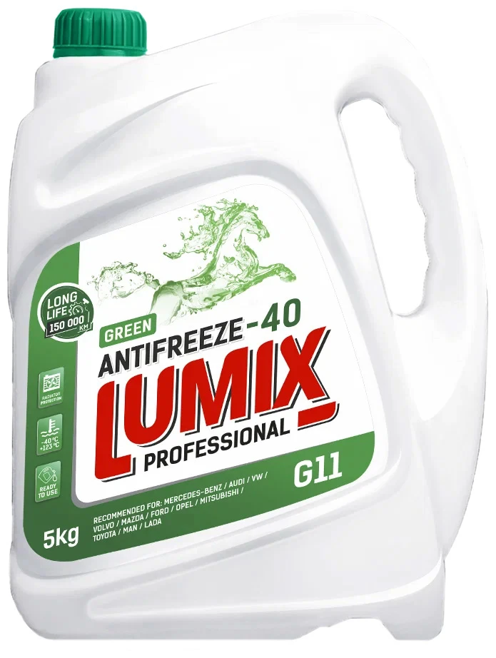 Охлаждающая жидкость LUMIX GREEN G-11 5кг
