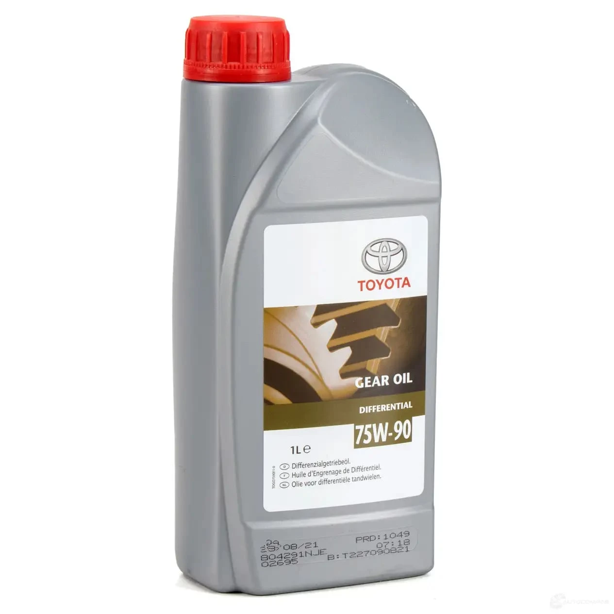 Масло трансмиссионное TOYOTA GEAR OIL 75W90 GL-5 1л