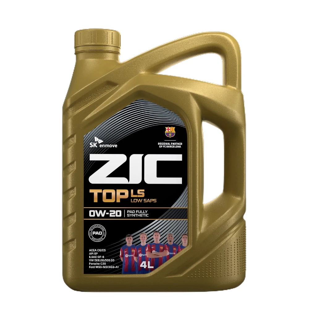 Масло моторное ZIC TOP 0W20 API SN Plus ACEA C5 4л