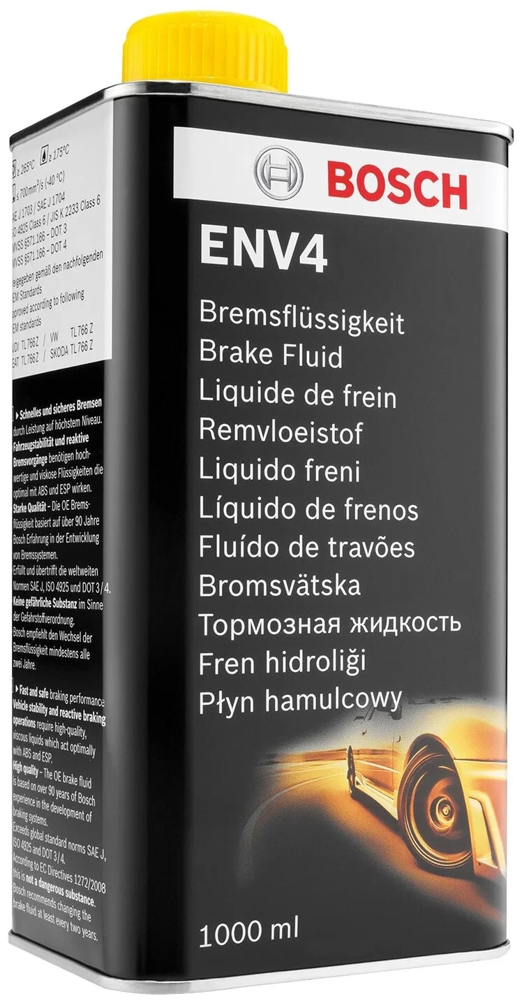 Тормозная жидкость BOSCH DOT 4 ENV4 1л