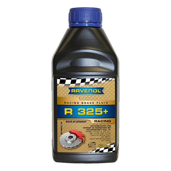 Тормозная жидкость RAVENOL RACING BRAKE FLUID R 325+ 500мл