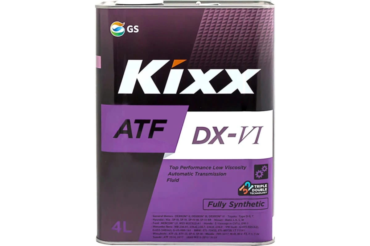 Масло трансмиссионное KIXX ATF DX-VI 4л