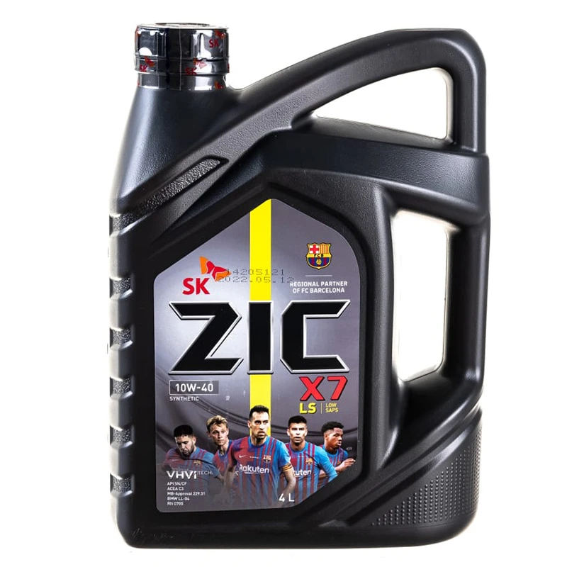 Масло моторное ZIC X7 LS 10W40 4л