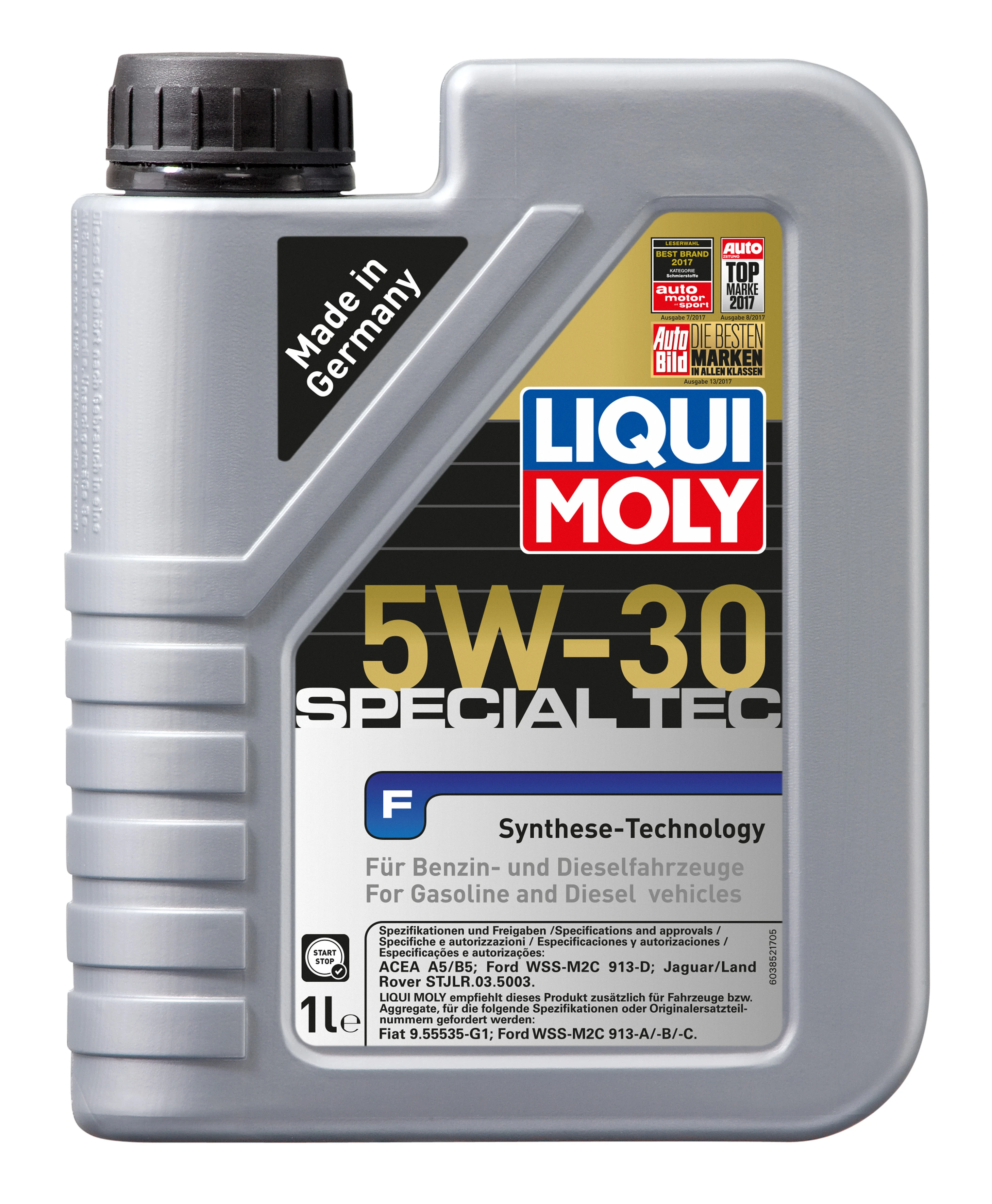 Масло моторное LIQUI MOLY Special Tec F 5W30 A5/B5 1л