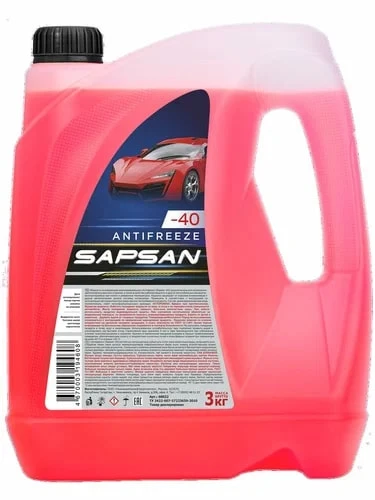 Антифриз Sapsan Red 3кг