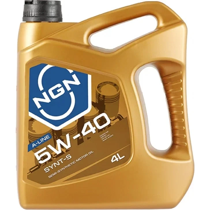 Масло моторное NGN SYNT-S A-Line 5W40 SL/CF 4л