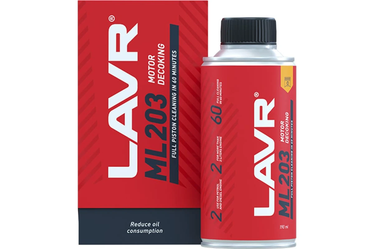 Раскоксывание двигателя ML203 NOVATOR LAVR Ultra-fast engine carbon cleaner 190мл (Ln2506) купить в Пензе