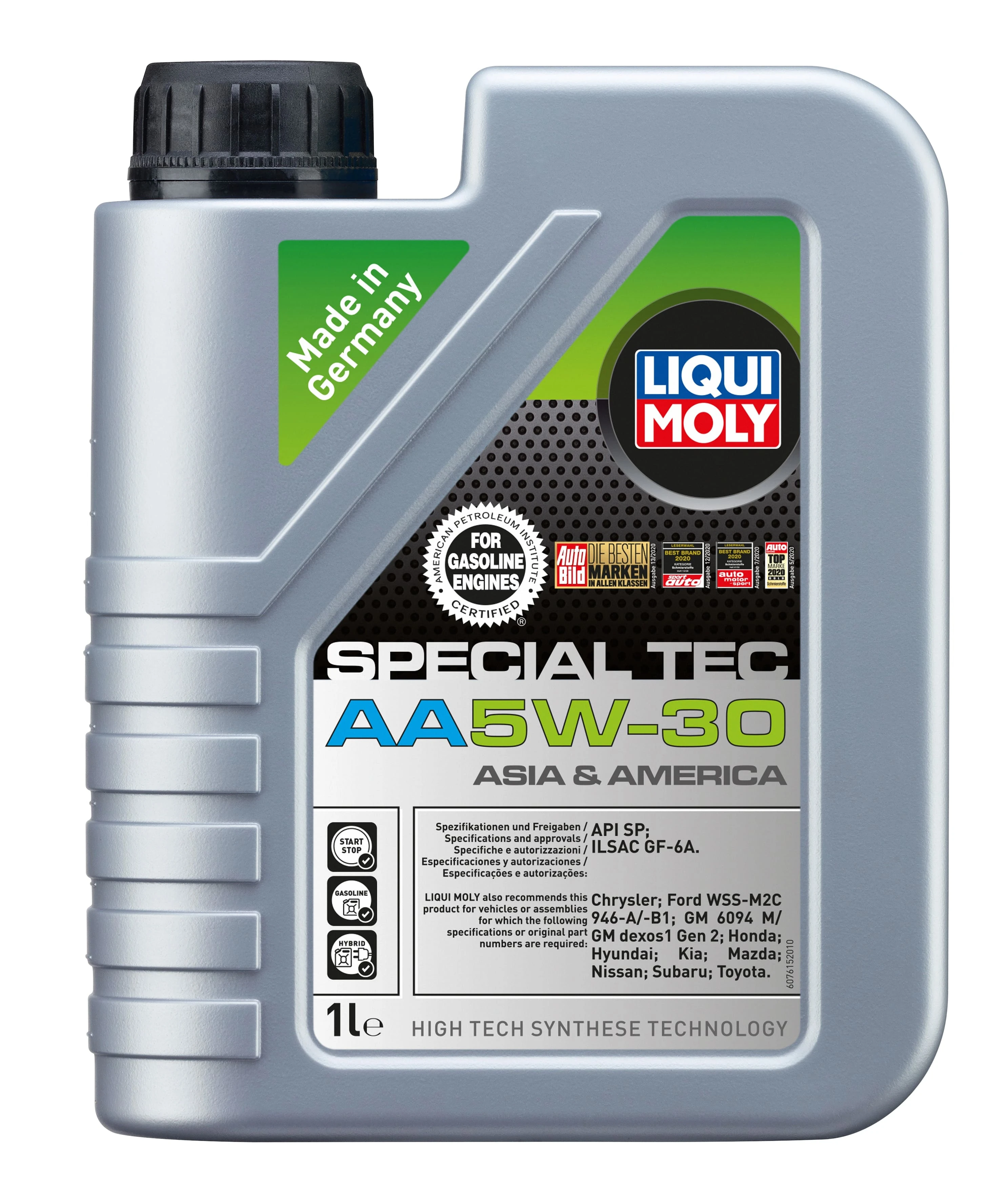 Масло моторное LIQUI MOLY HC-Синт Special Tec AA 5W30 SN; ILSAC GF-6A 1л