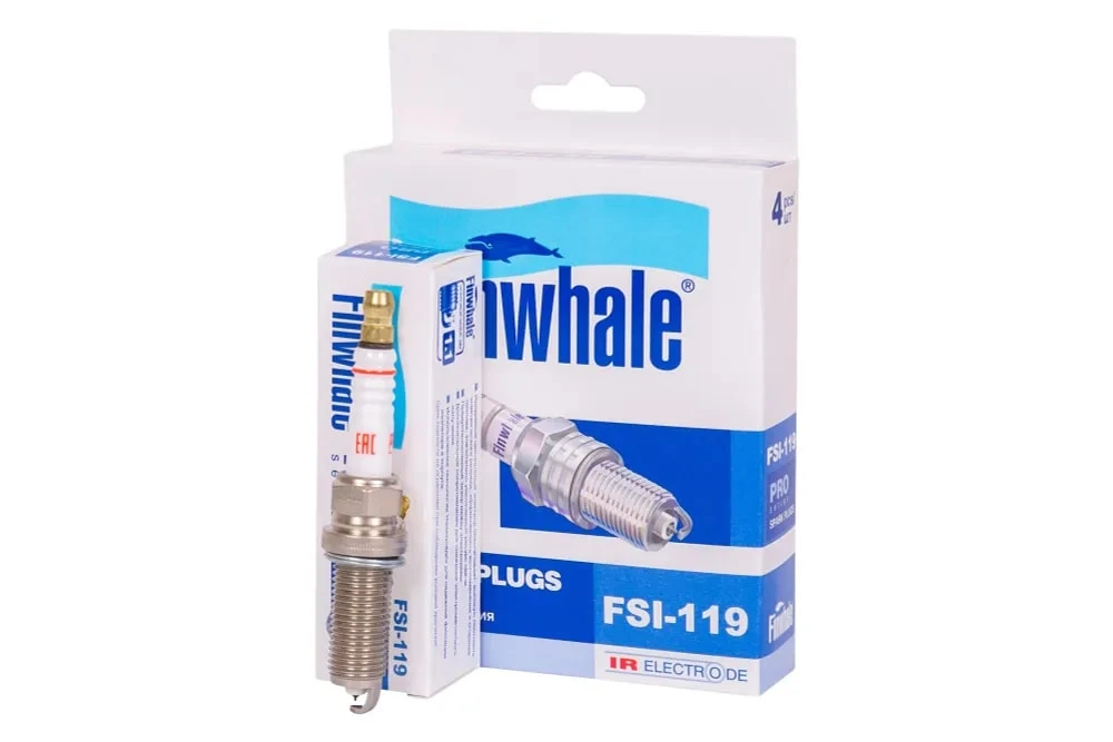 Фото Свеча зажигания FINWHALE IRIDIUM FSI119 — оригинальные автотовары Мега Ойл