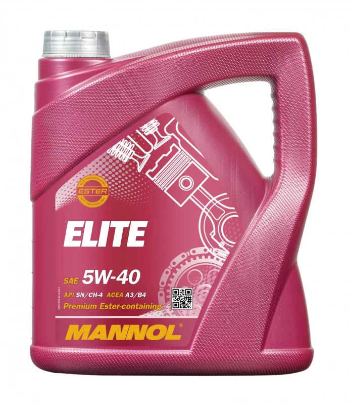 Масло моторное MANNOL ELITE 5W40 4л 1006