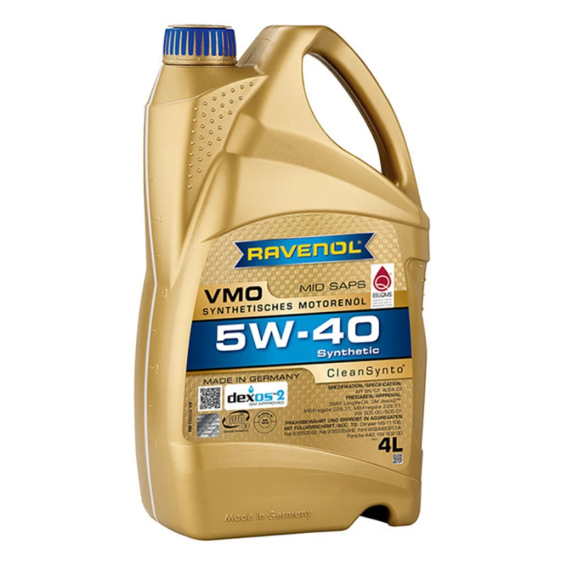 Масло моторное RAVENOL VMO 5W40 4л