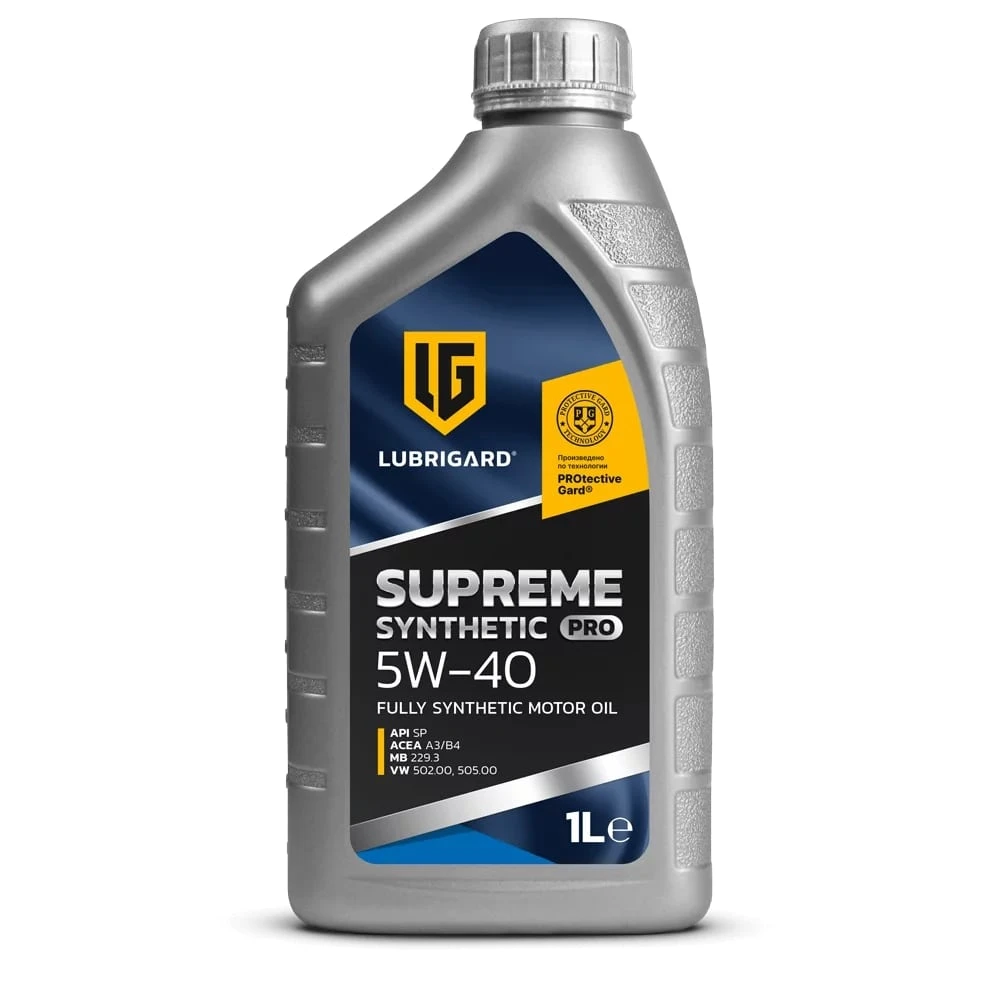 Масло моторное LUBRIGARD SUPRIME SYNTETIC PRO 5W-40 1л