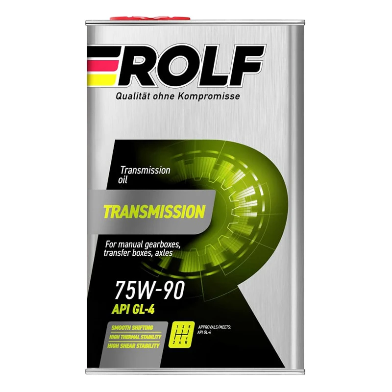 Масло трансмиссионное ROLF 75W90 GL4 4л