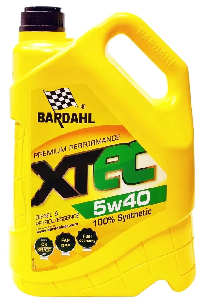 Масло моторное BARDAHL XTEC 5W40 SN 5л