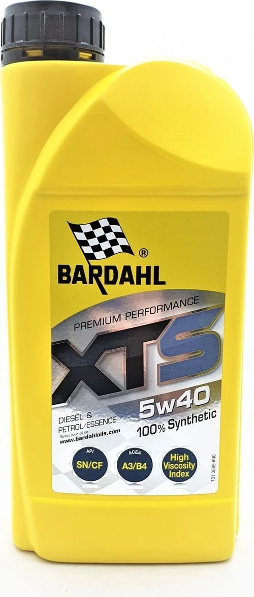Масло моторное BARDAHL XTS 5W40 A3/B4 1л